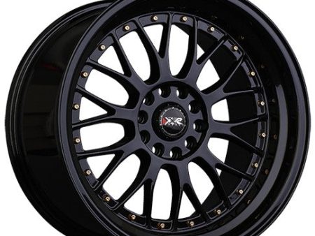 XXR Wheels 521 Black Gold Rivets Supply