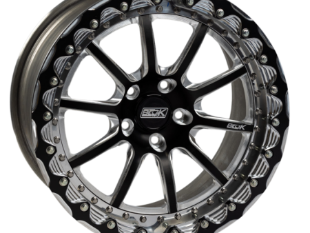 Belak 13x10   5in BS   4x100 BP   High Pad   Series 4 Wheel - Single Beadlock For Sale