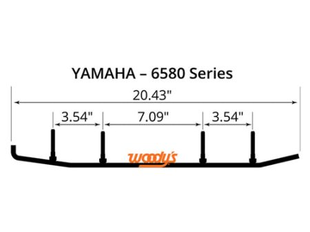 Woodys - EYV3-6580 - Extender Trail III Flat-Top Carbide Runners Fashion