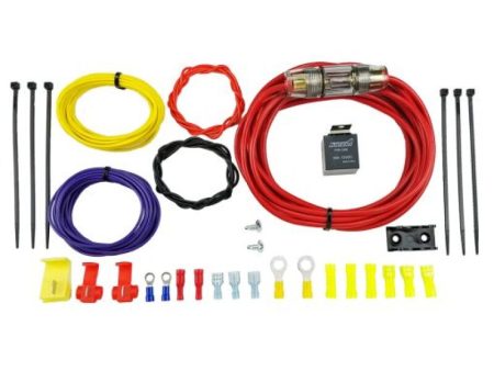 Kleinn 10 Gauge Compressor Wiring Kit  40A Relay  14.75 ft w  AGU Fuse Holder Fashion