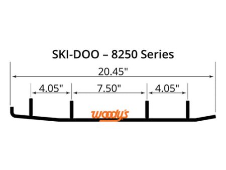 Woodys Extender III Carbides 4  X60 Ski Doo - ESD3-8250 Discount