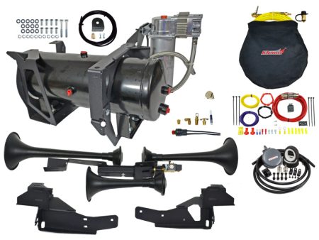 Kleinn 07-19 Chevrolet Silverado 2500 HD  3500 HD Onboard Air System w  Model 730 Horns Sale