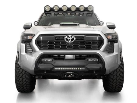 ADD 2024+ Toyota Tacoma Stealth Center Mount Winch Front Bumper w  Top Hoop Online Hot Sale