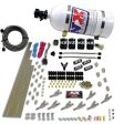 Nitrous Express STD Nozzle Nitrous Kit (200-500HP) Gas w Dist Block & 4 Solenoids w 10lb Bottle Cheap