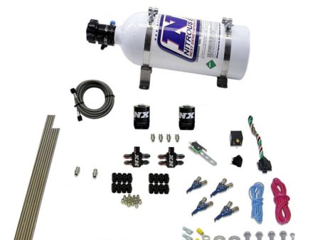 Nitrous Express 4 Cyl Gas Nitrous Kit (100-250HP) w 5lb Bottle Sale