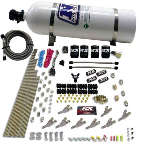 Nitrous Express STD Nozzle Nitrous Kit w 12lb Composite Bottle Online