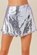 Surplice Sequin Mini Skort Online