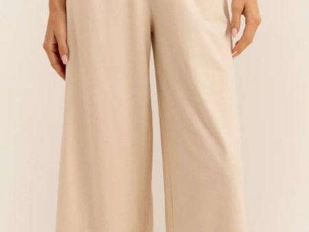 Z Supply: Scout Jersey Flare Pant in Sandshell For Cheap