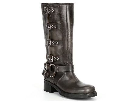 Steve Madden Brocks in Distressed Black Online Sale