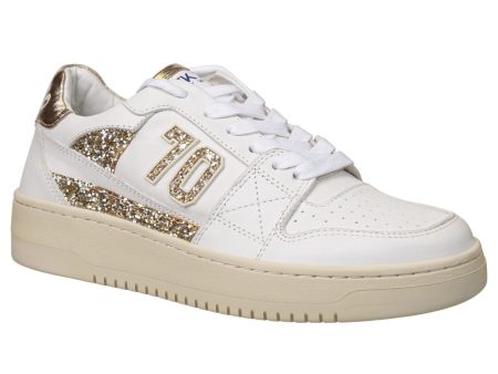 Back 70: BREAK in GLITTER PLATINE Sneakers Hot on Sale