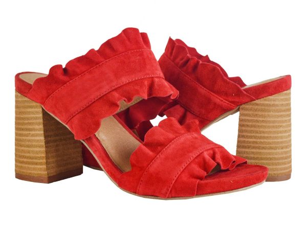 Rosie Ruffle Heel Hot on Sale