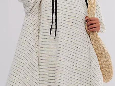 Free People: Hudson Pullover Dress in Ivory Combo Fashion