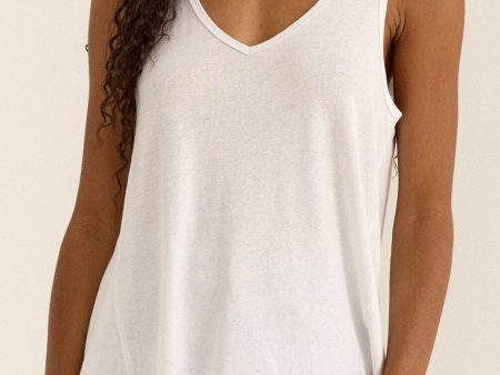 Z Supply: Pamino Tank in White For Discount