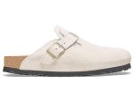 Birkenstock: Boston Shearling in Antique White Cheap